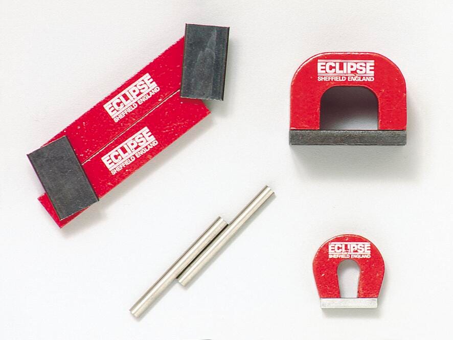 Frey Scientific Alnico Bar Magnets with Keepers, Set of 2, Item Number 568829